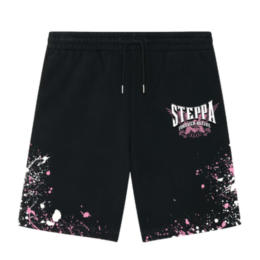 PINK PAINT SPLASH SHORT SET