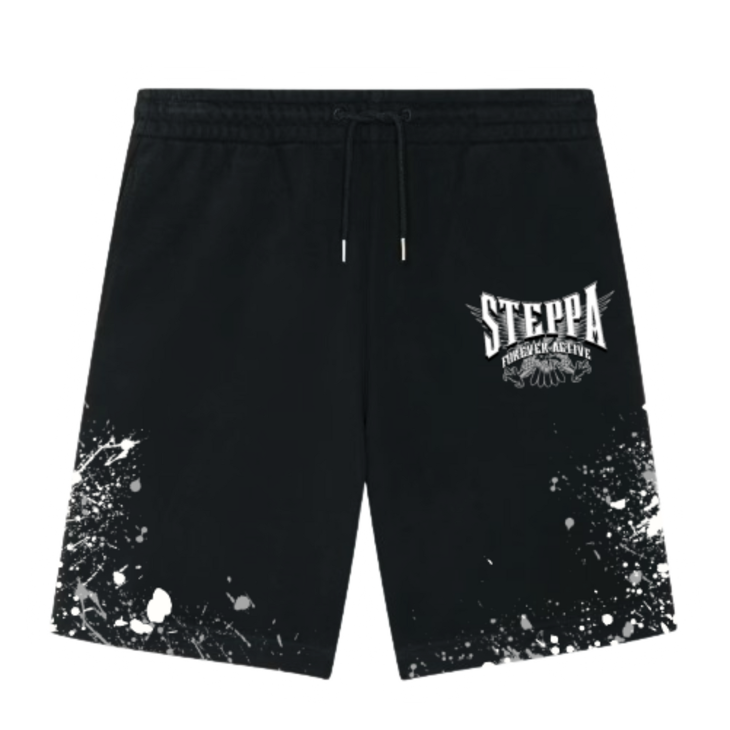 GREY PAINT SPLASH SHORT SET