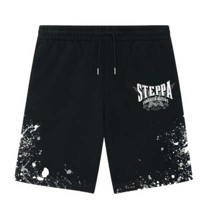 GREY PAINT SPLASH SHORT SET